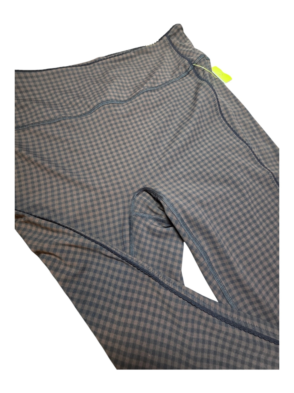 NWT All In Motion Brown Gingham High Rise 7/8 Leggings Activewear Size L